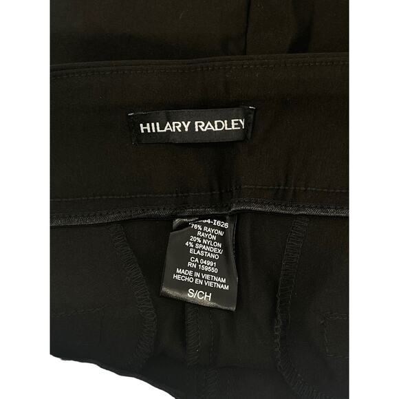 NWT Hilary Radley Black Flat Front Chino Bermuda Shorts Women's Size Small - Picture 9 of 9
